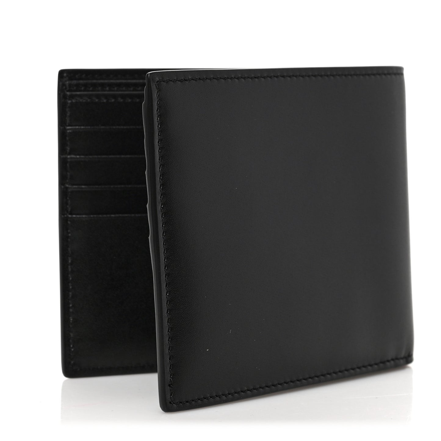Smooth Calfskin Monogram East West Wallet Black