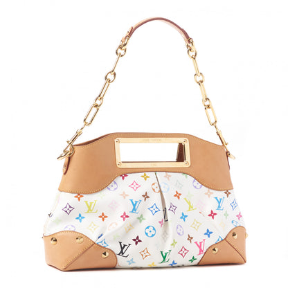 Louis Vuitton Monogram Multicolor Judy MM White 3 of 8