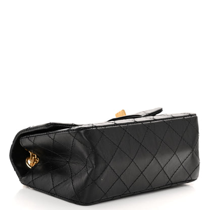 Chanel Aged Calfskin Quilted 2.55 Reissue Mini Flap Black 4 of 9
