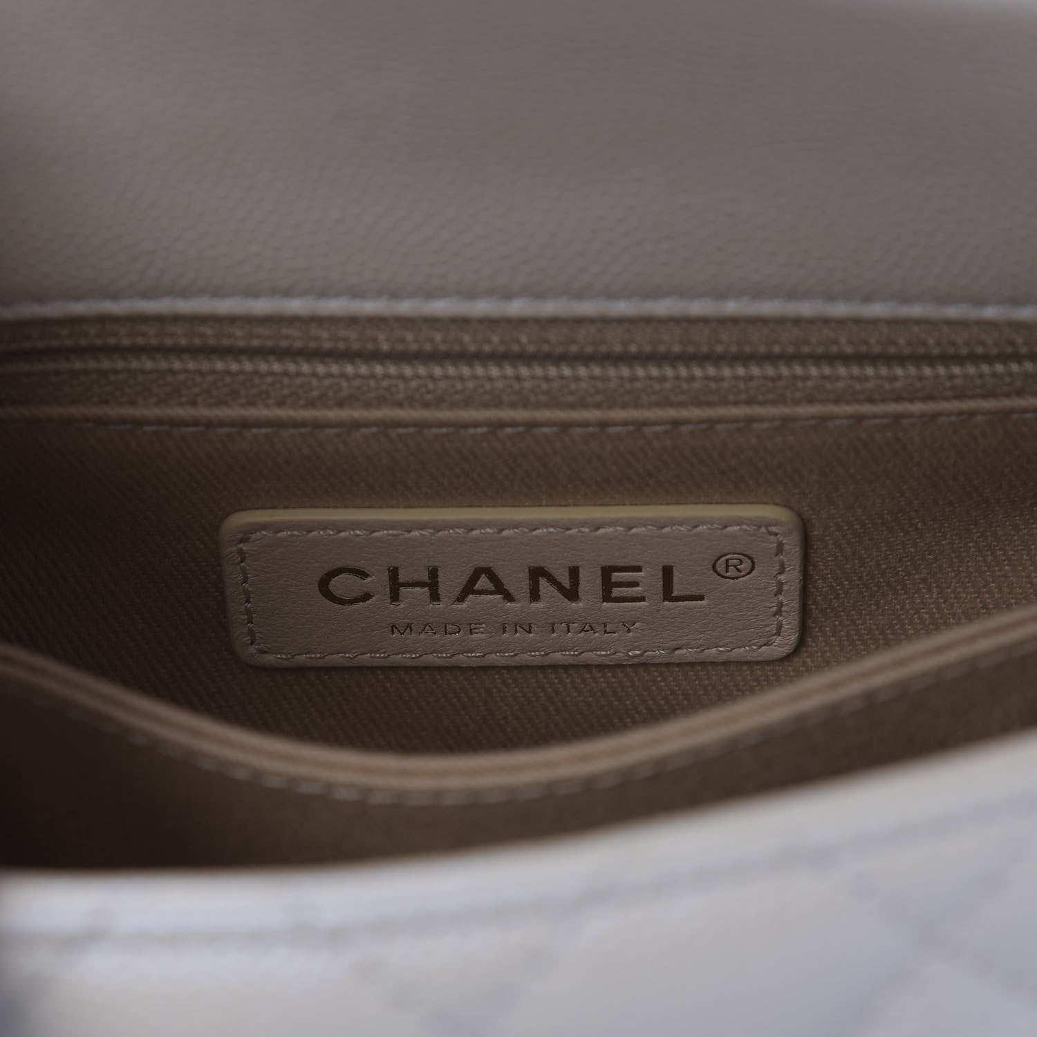 Chanel Iridescent Caviar Quilted Extra Mini Coco Handle Flap Ivory 8 of 10