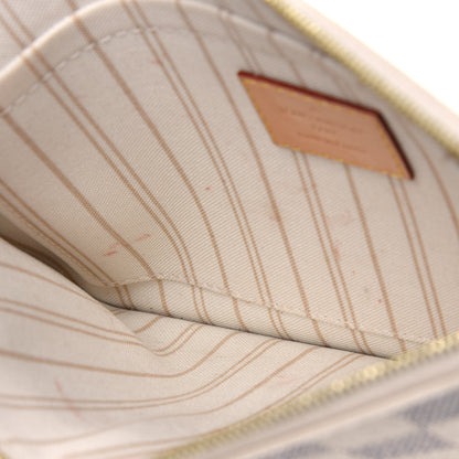 Louis Vuitton Damier Azur Neverfull MM GM Pochette 5 of 10