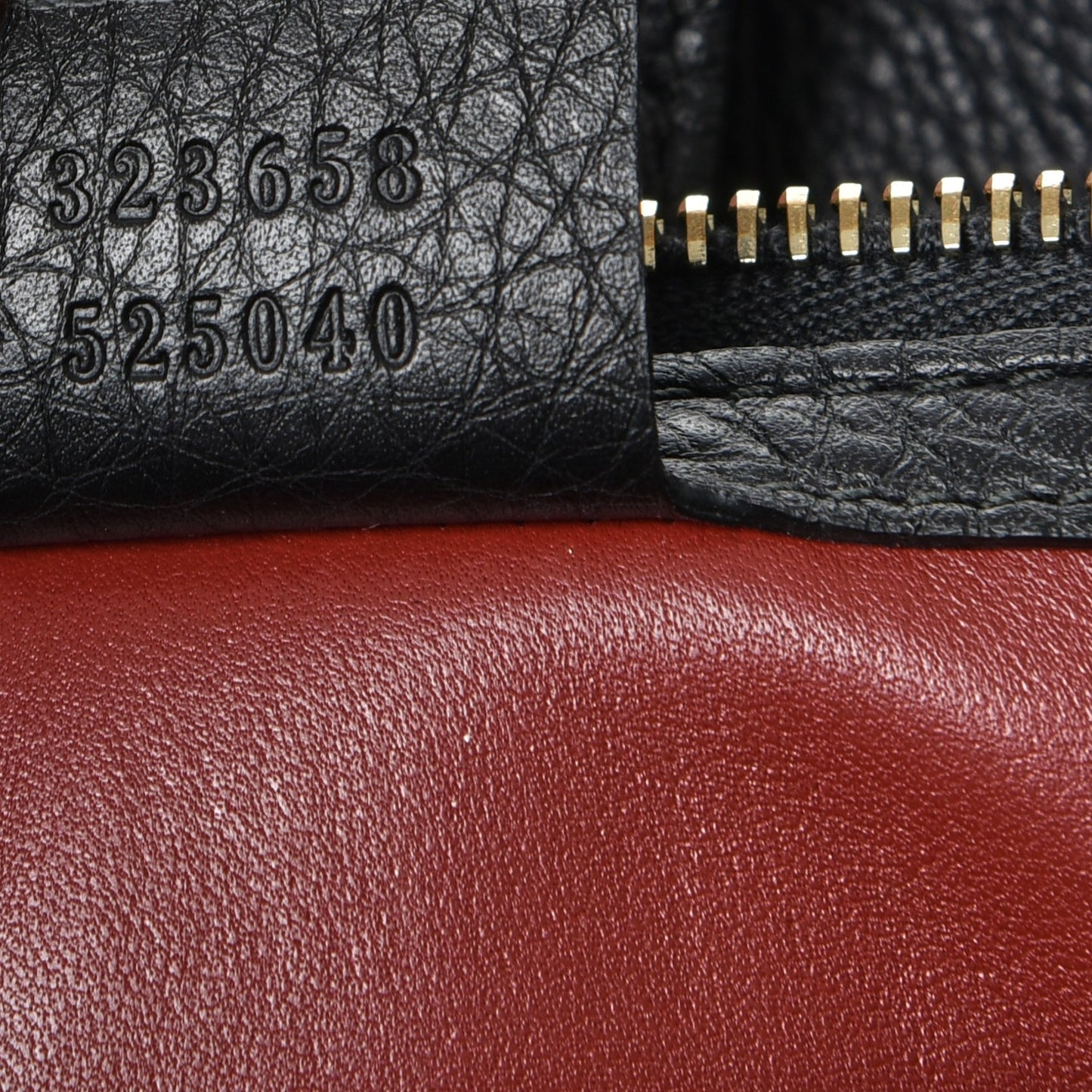 Calf Hair Leopard Print Large Bamboo Shopper Tote Red