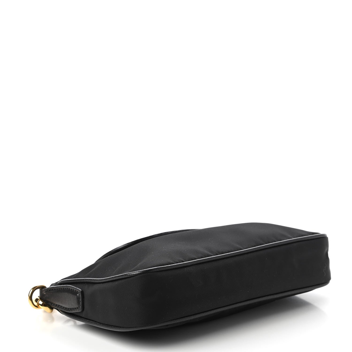 Prada Tessuto Nylon Saffiano Crossbody Bag Black 4 of 10