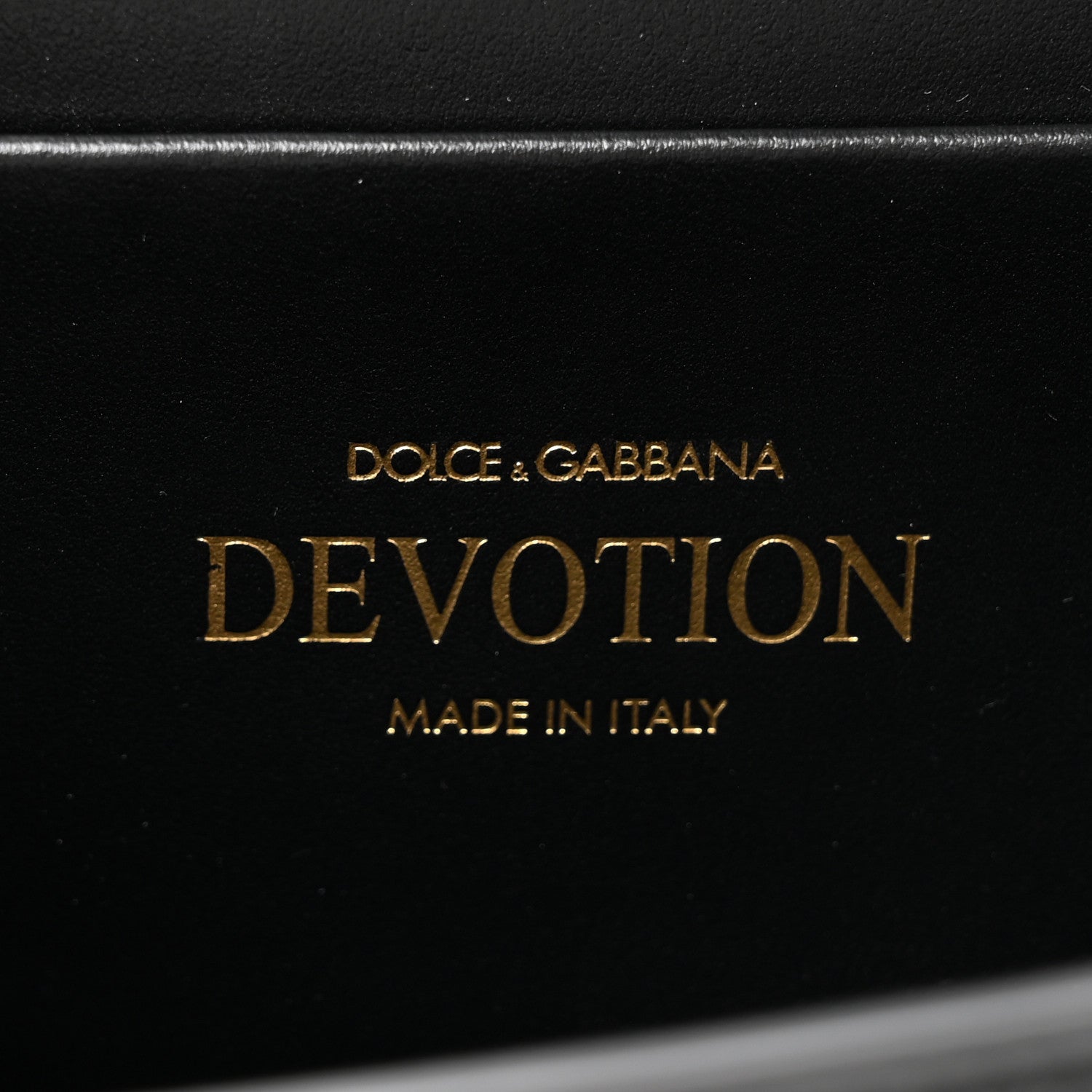 Dolce & Gabbana Smooth Calfskin Small Devotion Envelope Top Handle Bag Black 6 of 10
