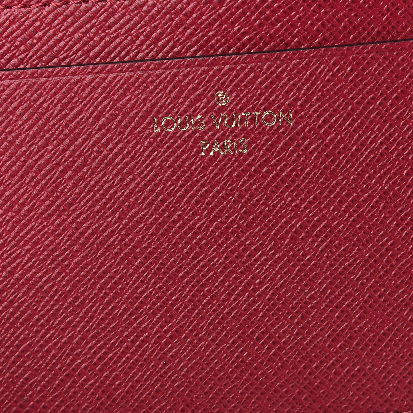 Calfskin Jeanne Wallet Insert Fuchsia