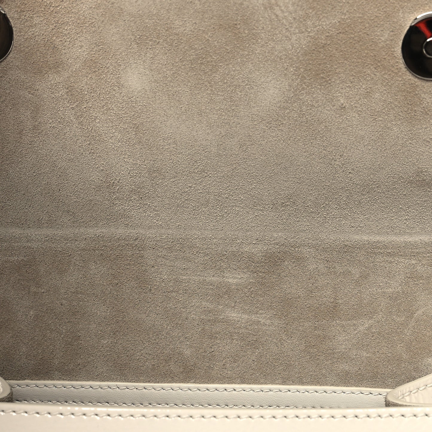 Textured Patent Calfskin Small Madeline Satchel Latte