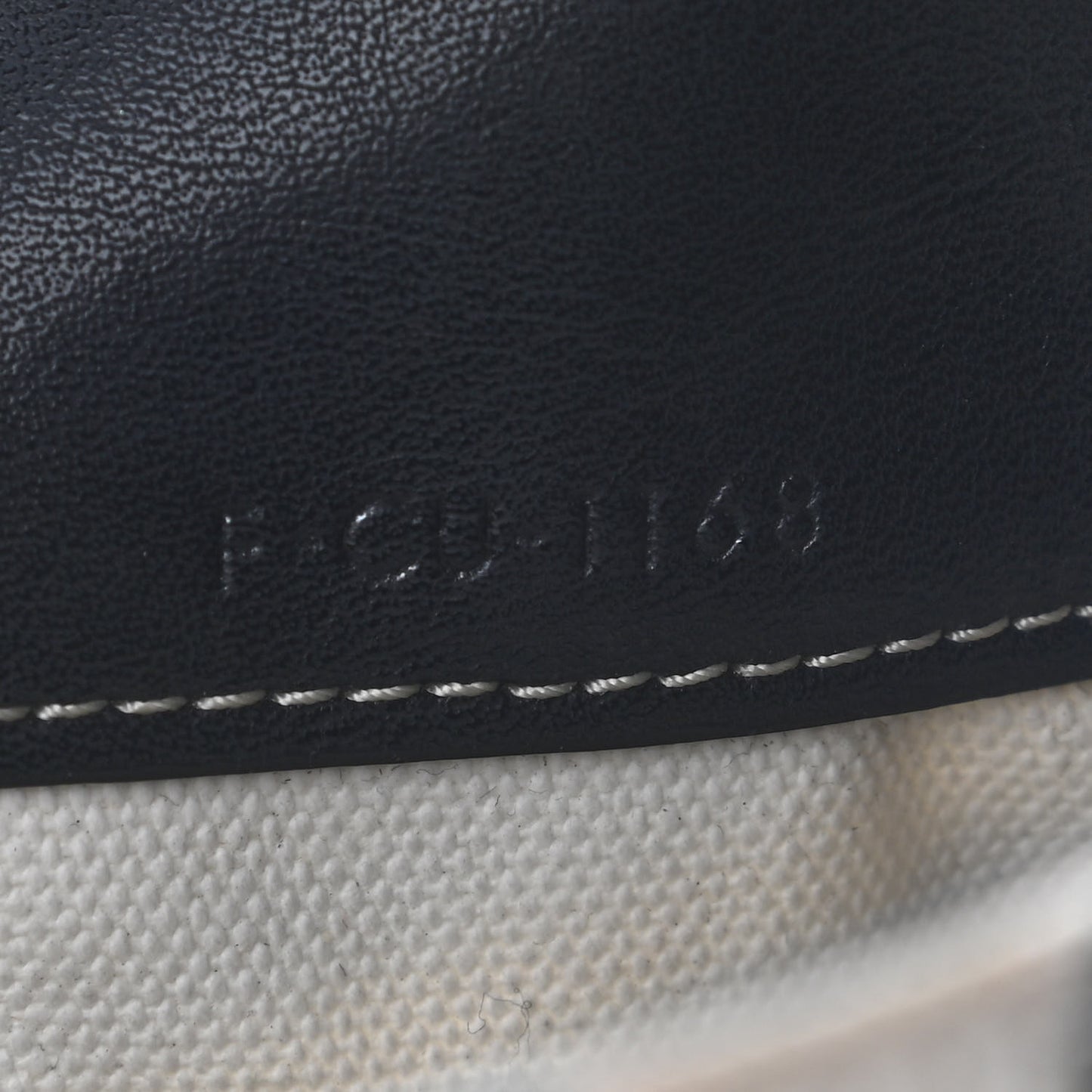 Calfskin Logo Patchwork Cabas Black White