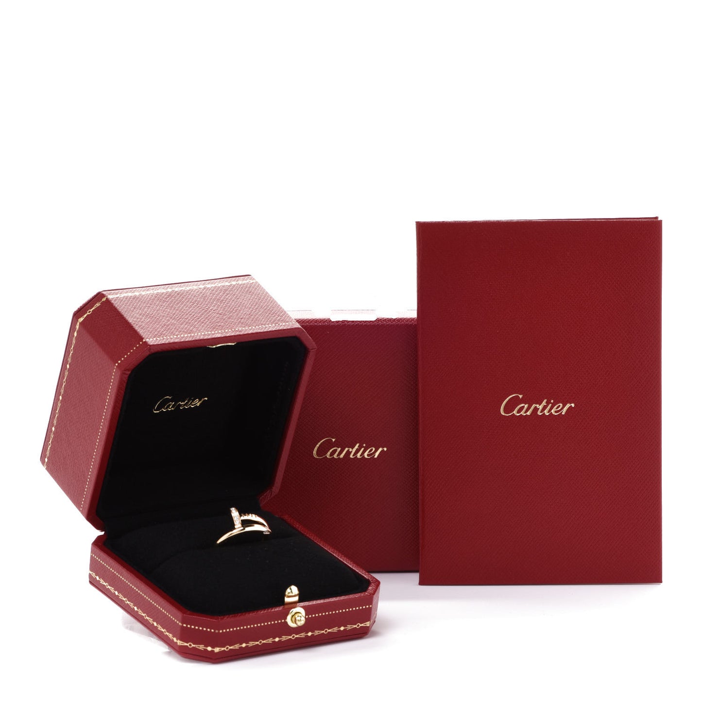 18K Yellow Gold Diamond Juste Un Clou Ring 48 4.5
