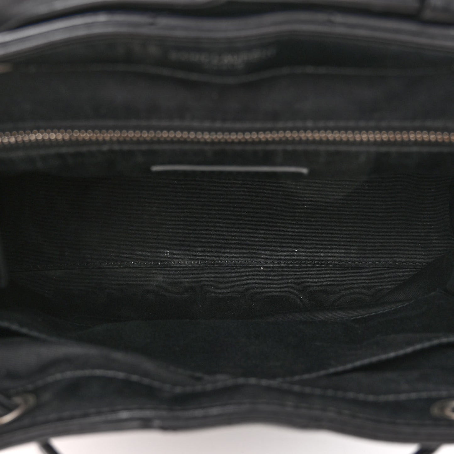 Calfskin Y Quilted Monogram Small Loulou Backpack Black