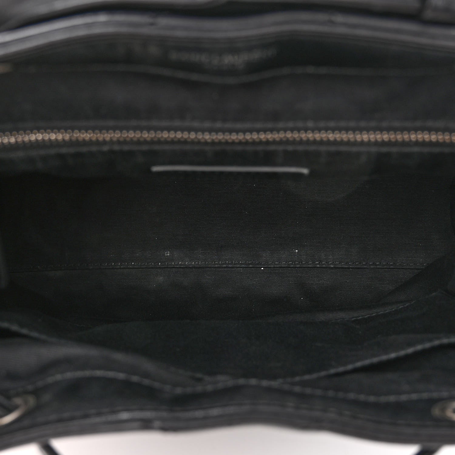 Saint Laurent Calfskin Y Quilted Monogram Small Loulou Backpack Black 5 of 10