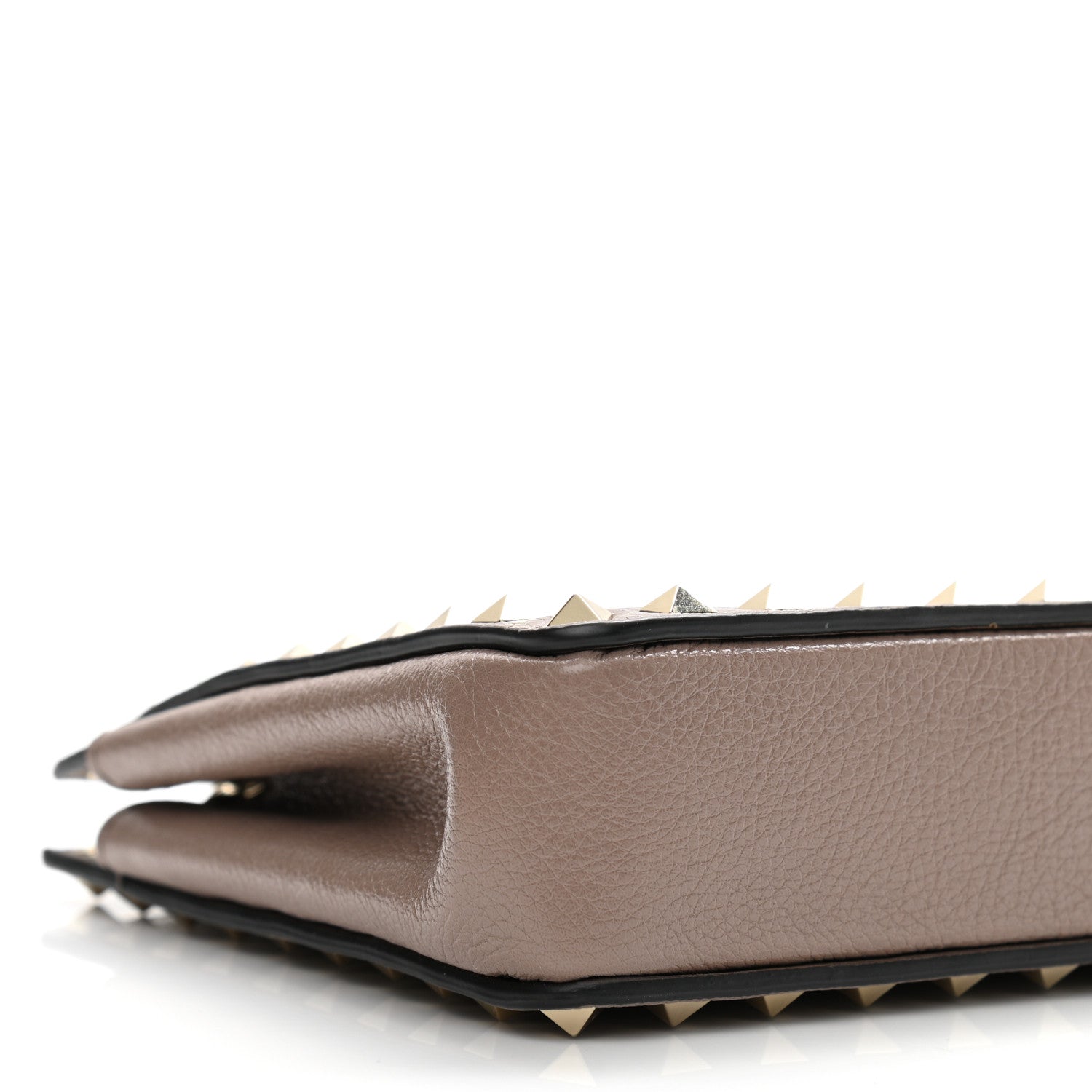 Valentino Garavani Calfskin Rockstud Mini Chain Shoulder Bag Poudre 9 of 10