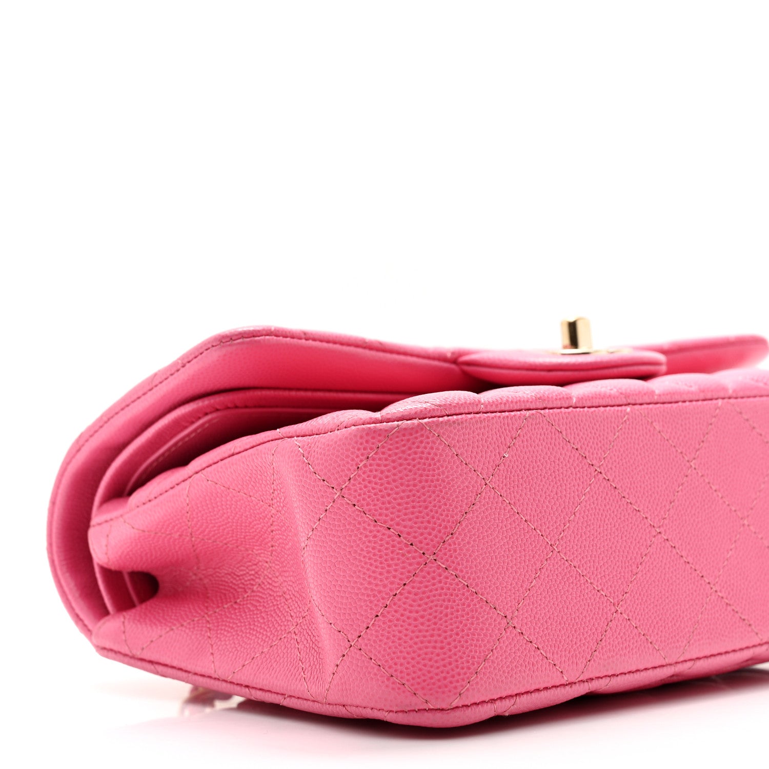Chanel Caviar Quilted Small Double Flap Pink 9 of 12