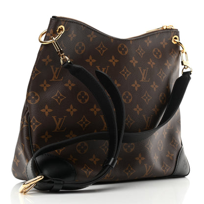 Louis Vuitton Monogram Odeon MM Black 3 of 9