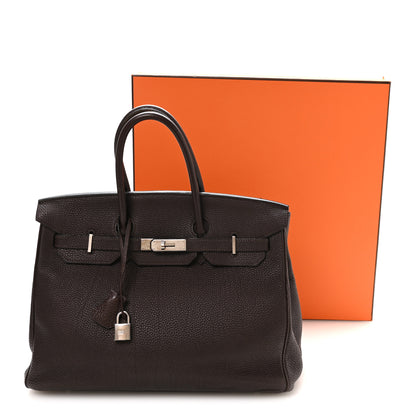 Hermes Togo BIRKIN 35 Chocolate 12 of 12