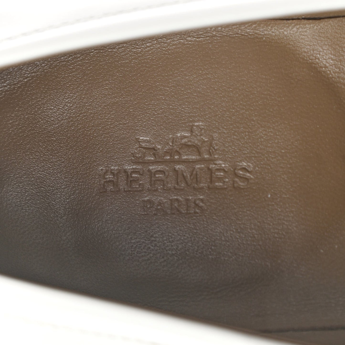 Calfskin Womens Destin Loafer 37.5 White