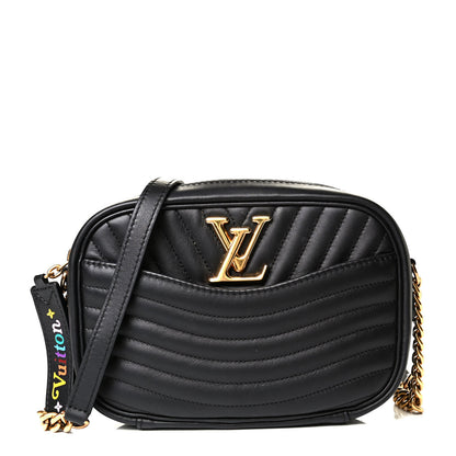 Louis Vuitton Calfskin New Wave Camera Bag Black 1 of 5