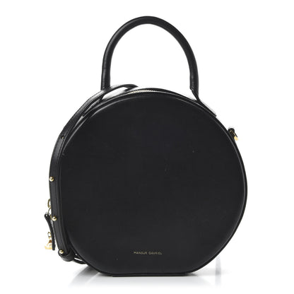 Mansur Gavriel Calfskin Circle Crossbody Bag Black 1 of 10