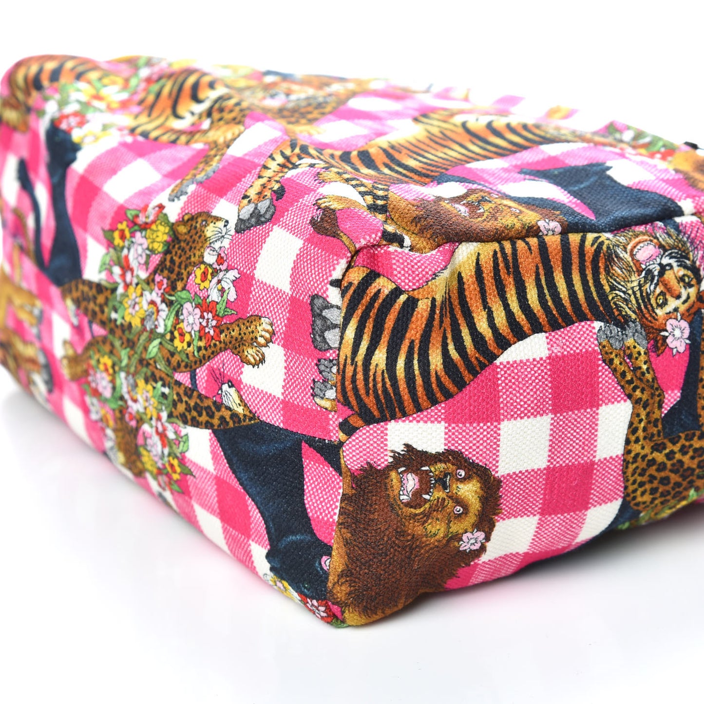 Canvas Kids Tiger Print Tote Multicolor