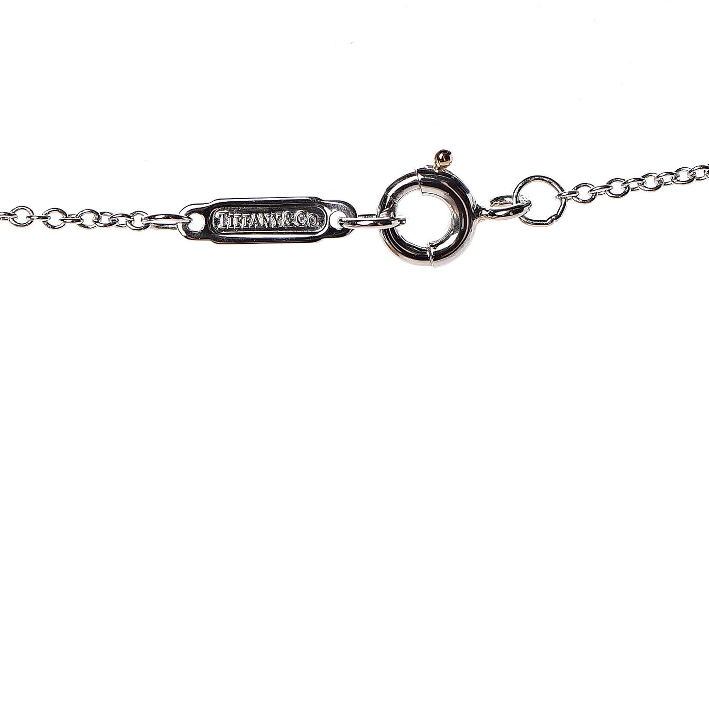 Platinum Diamond Blue Sapphire Bubble Pendant Necklace