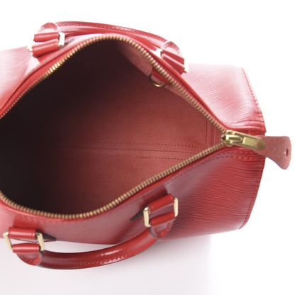 Louis Vuitton Epi Speedy 30 Castillan Red 4 of 8