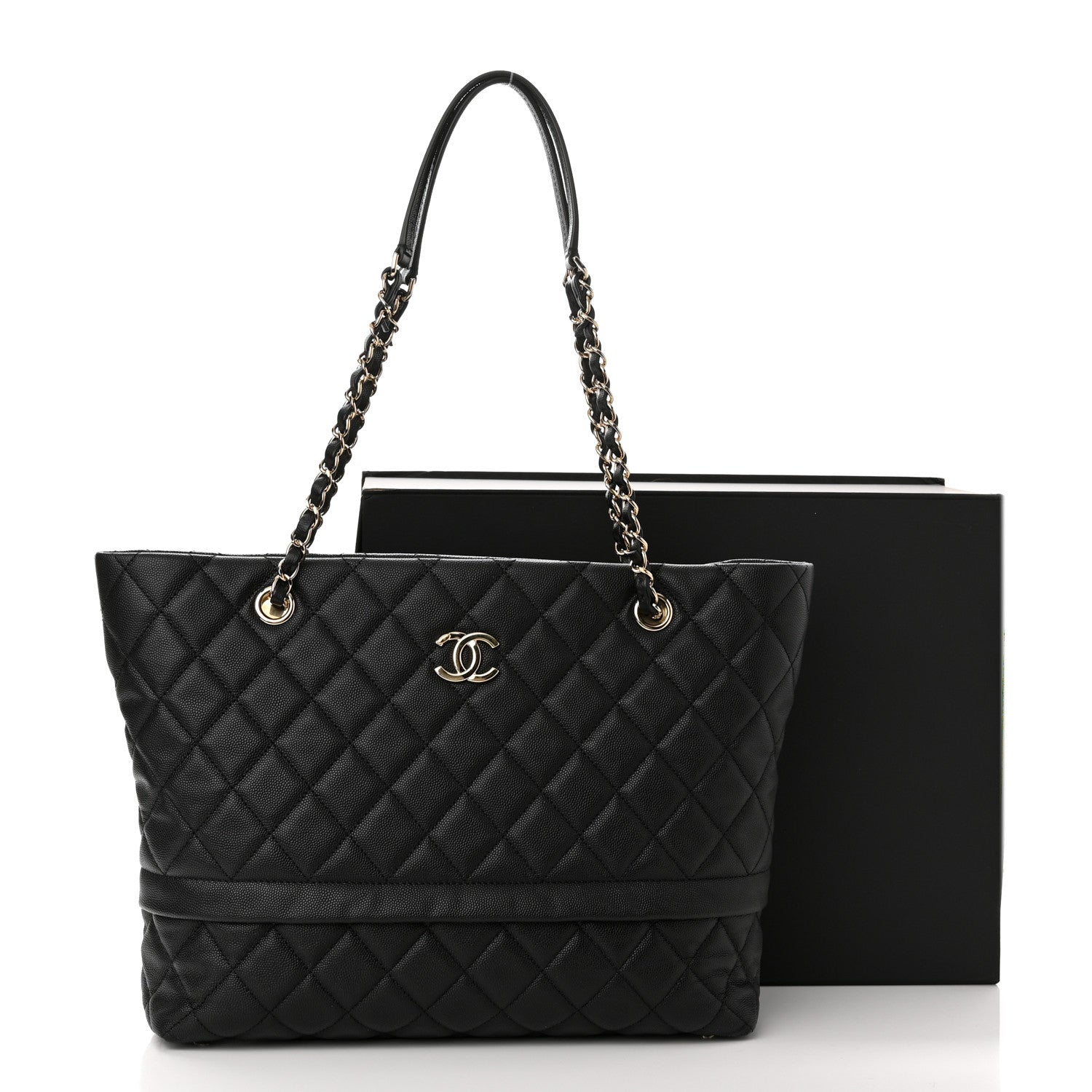 Chanel Caviar Quilted Rolled Up Tote Black 12 of 12