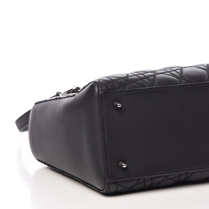 Christian Dior Calfskin Cannage Medium Anselm Reyle Lady Dior Black 10 of 11