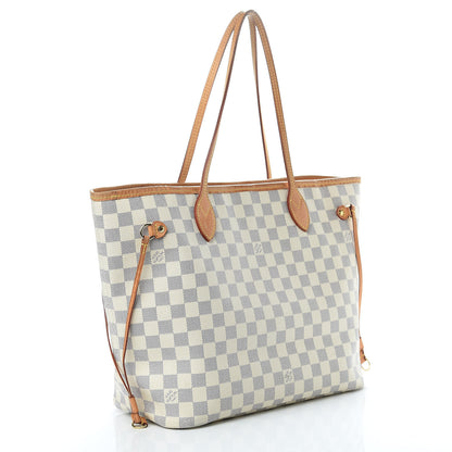 Louis Vuitton Damier Azur Neverfull MM 3 of 24