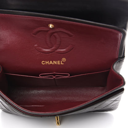 Chanel Lambskin Quilted Small Double Flap Black 5 of 16