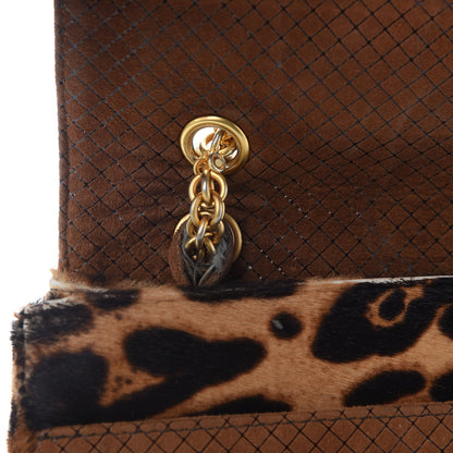Christian Louboutin Pony Hair Leopard Print Sweet Charity Shoulder Bag Brown 12 of 12