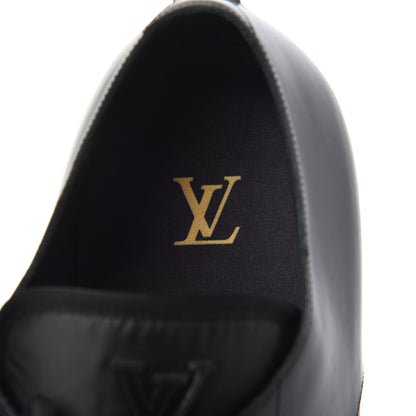 Louis Vuitton Calfskin Mens Formal Derby Shoes 11 Black 6 of 15