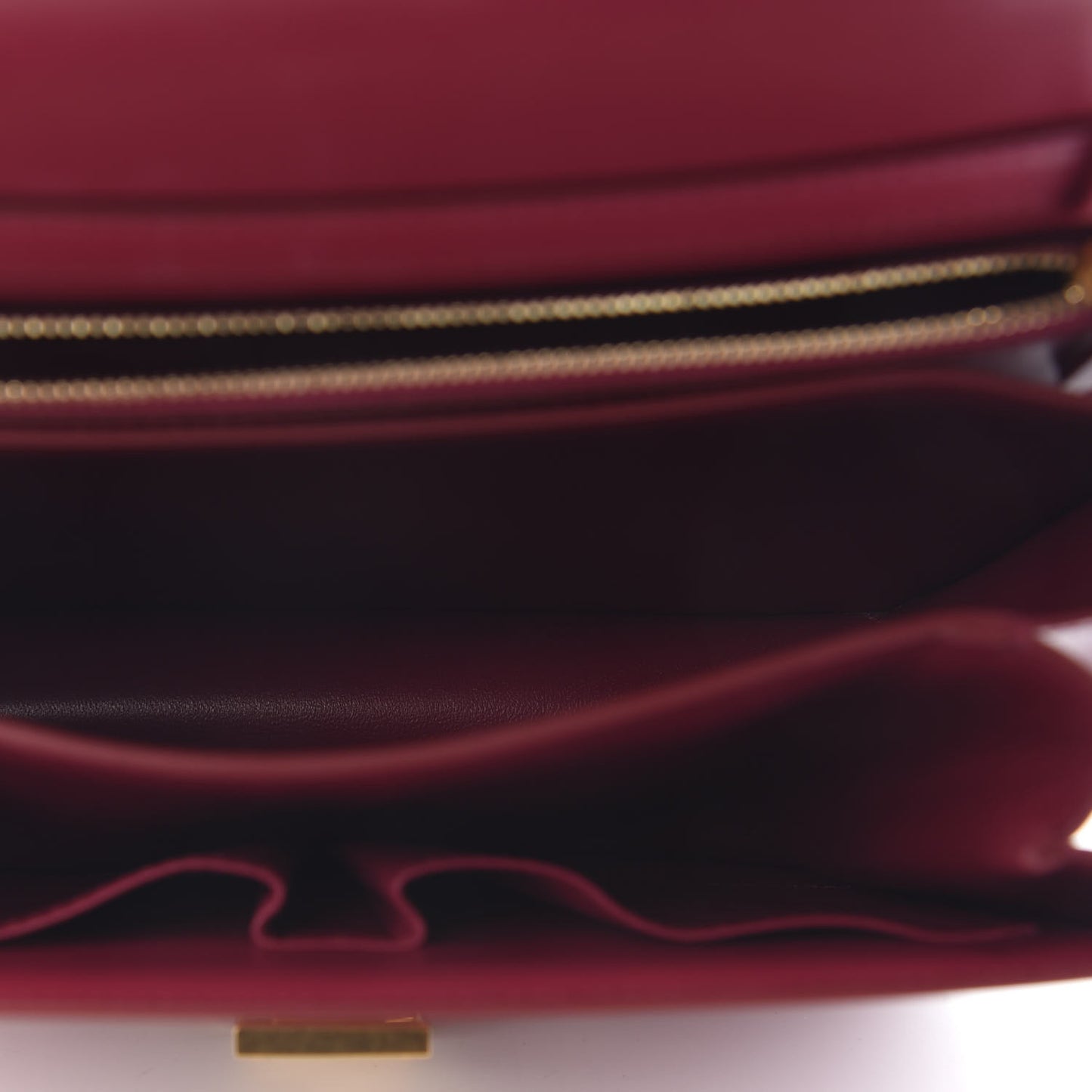 Box Calfskin Medium Classic Box Flap Bag Raspberry