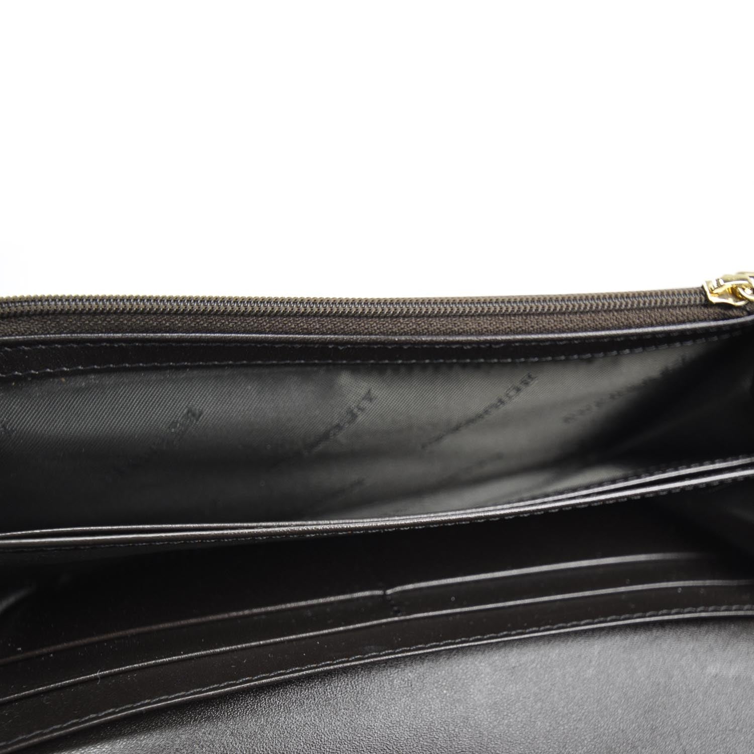 Burberry Haymarket Check Continental Wallet Brown 5 of 8