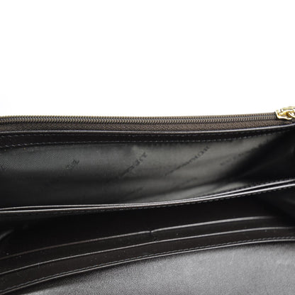 Burberry Haymarket Check Continental Wallet Brown 5 of 8