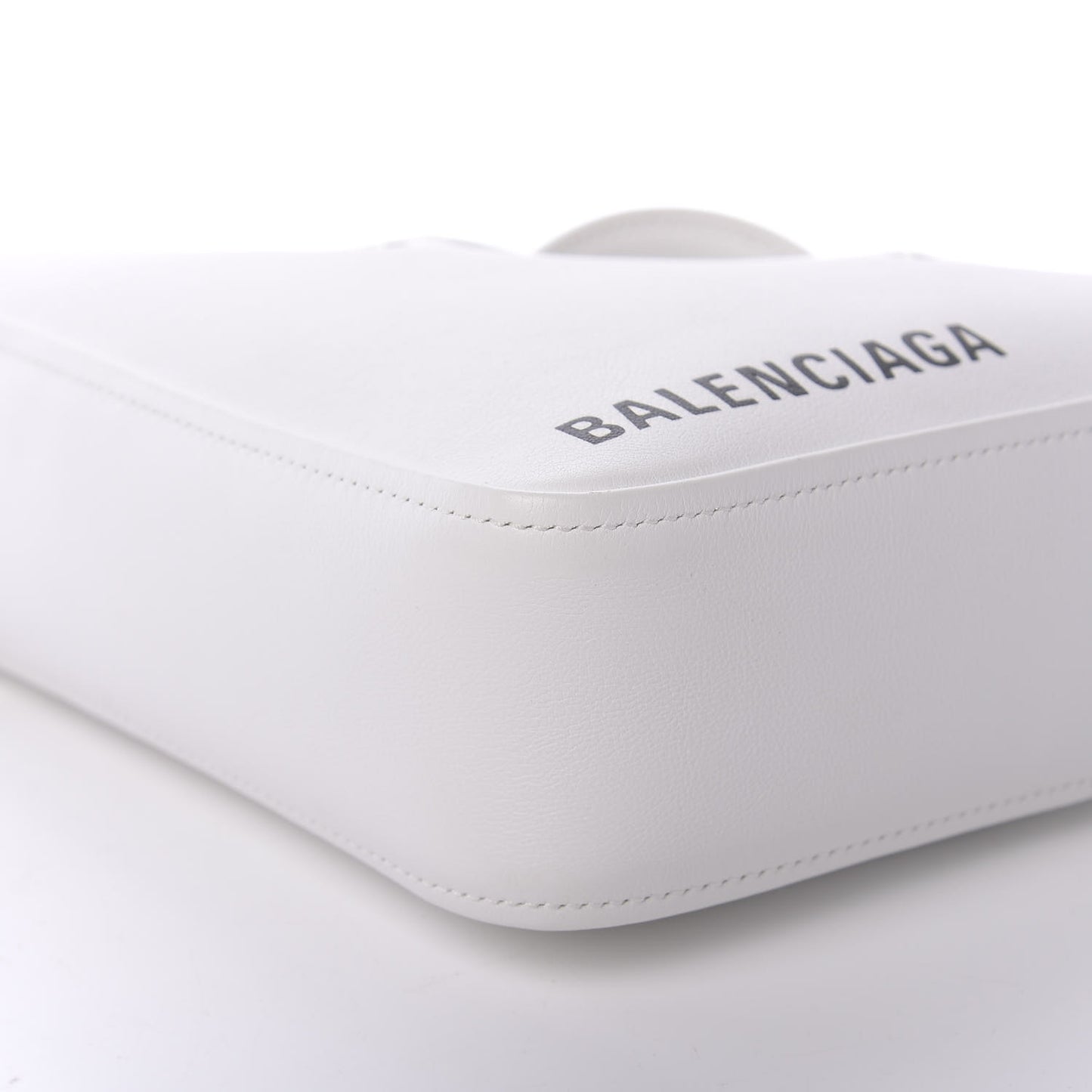 Calfskin XS Triangle Duffle White