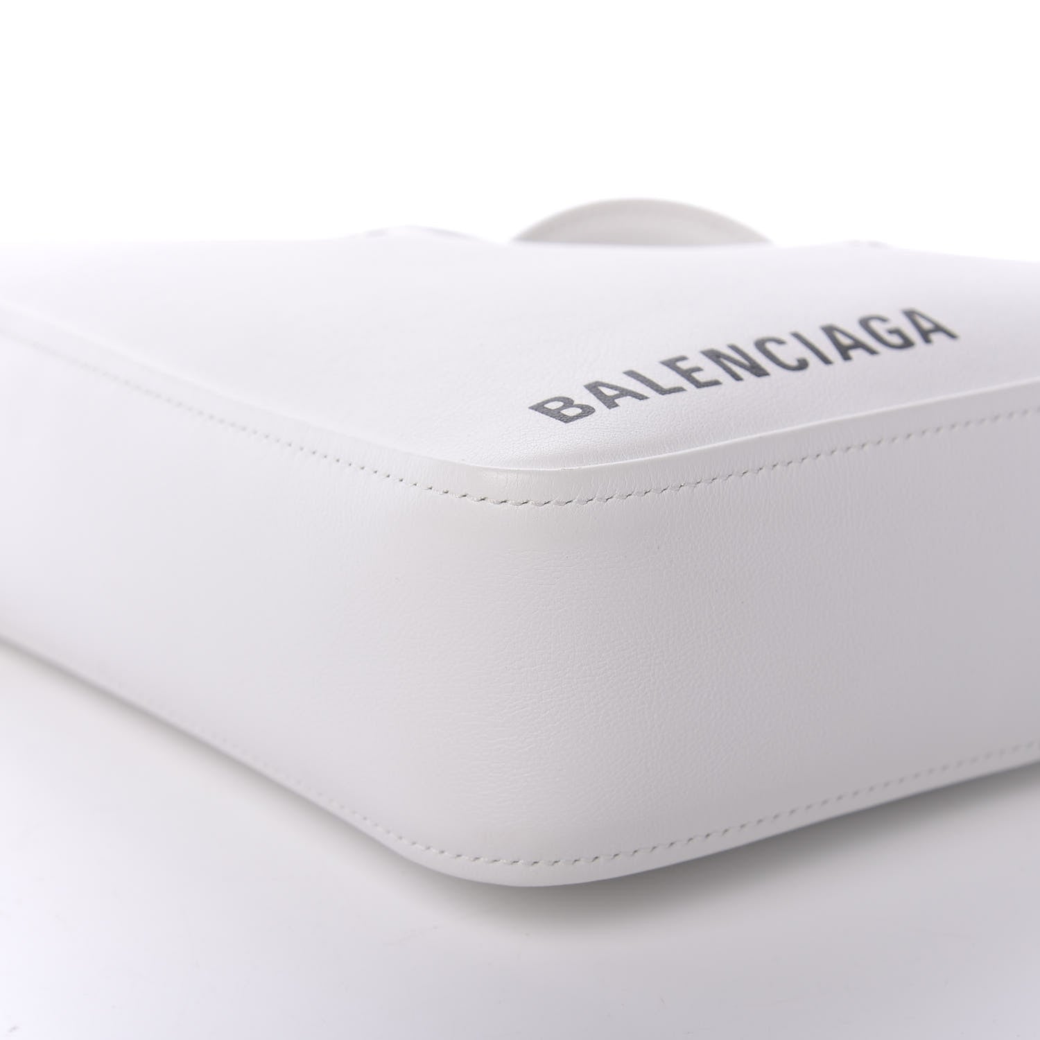 Balenciaga Calfskin XS Triangle Duffle White 6 of 10