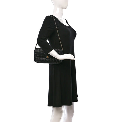 Chanel Lambskin East West Chocolate Bar Flap Black 2 of 11