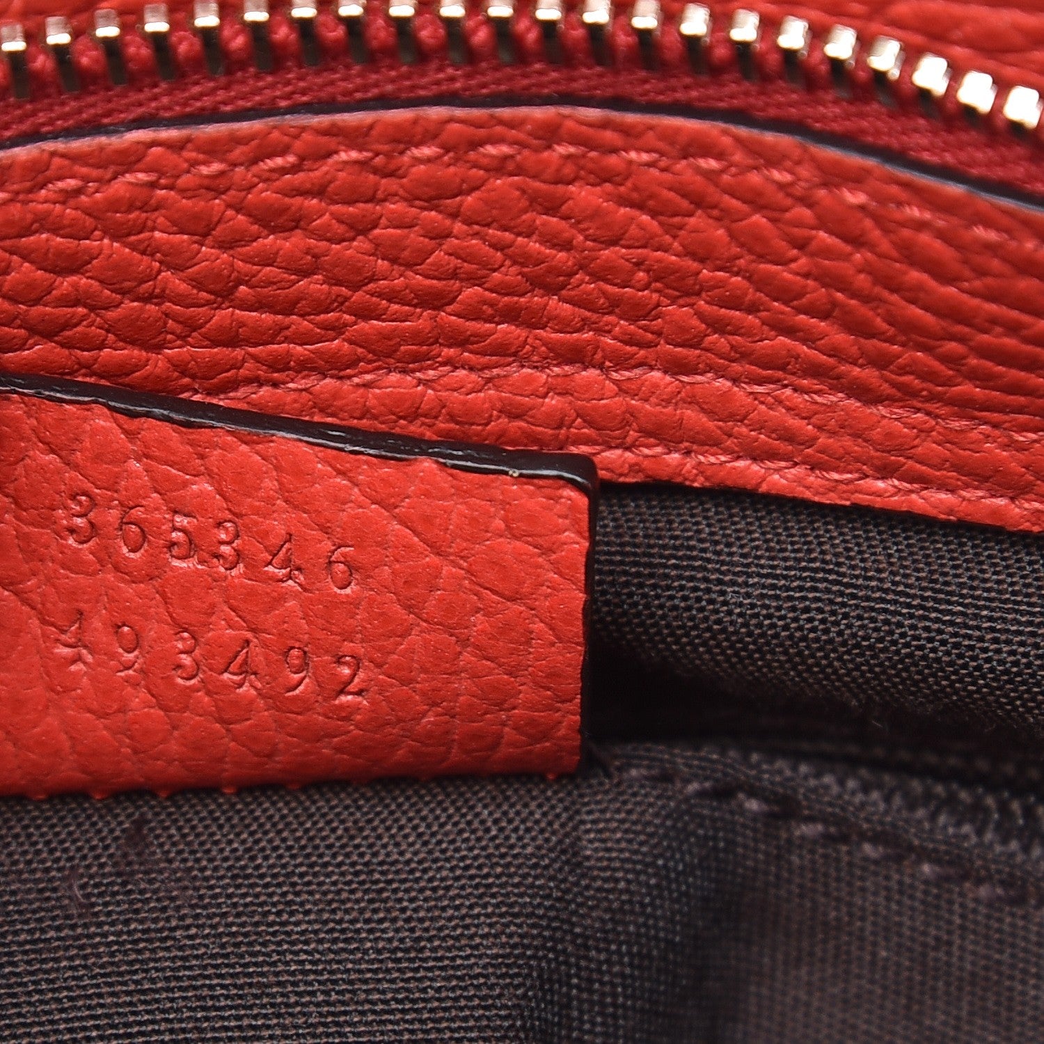 Gucci Calfskin Bamboo Tassel Top Handle Tote Red 8 of 11