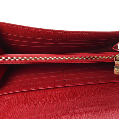 Louis Vuitton Damier Ebene Studded Sarah Wallet NM Cherry 5 of 6