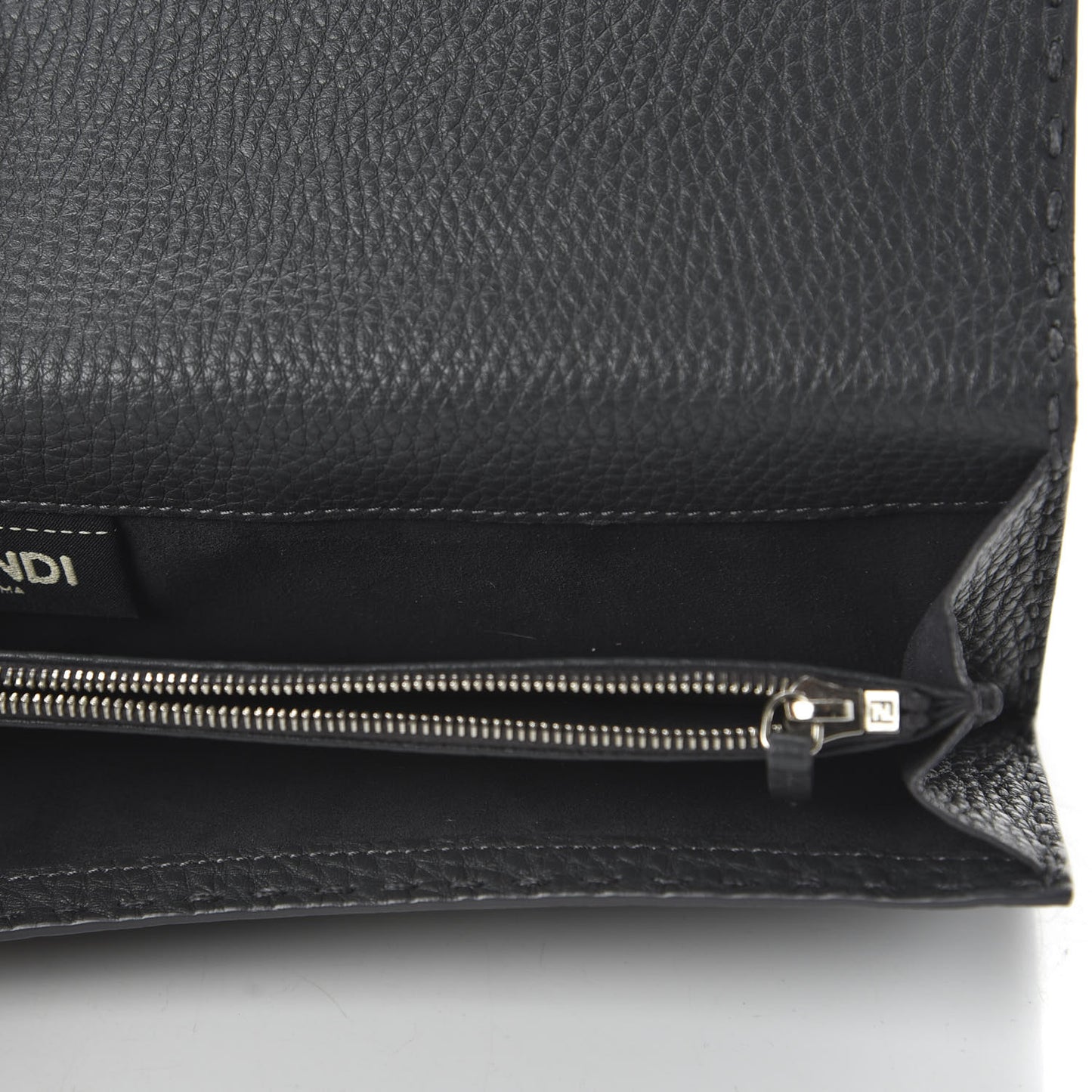 Cuoio Romano Selleria Peekaboo Continental Wallet Asfalto