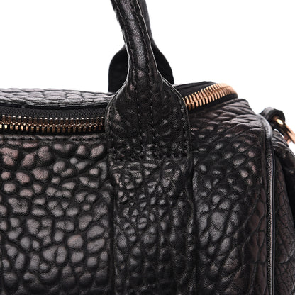 Alexander Wang Pebbled Lambskin Rockie Black Rose Gold Hardware 13 of 16