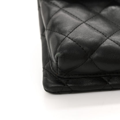Chanel Calfskin Quilted Cambon Crossbody Messenger Black White 16 of 16