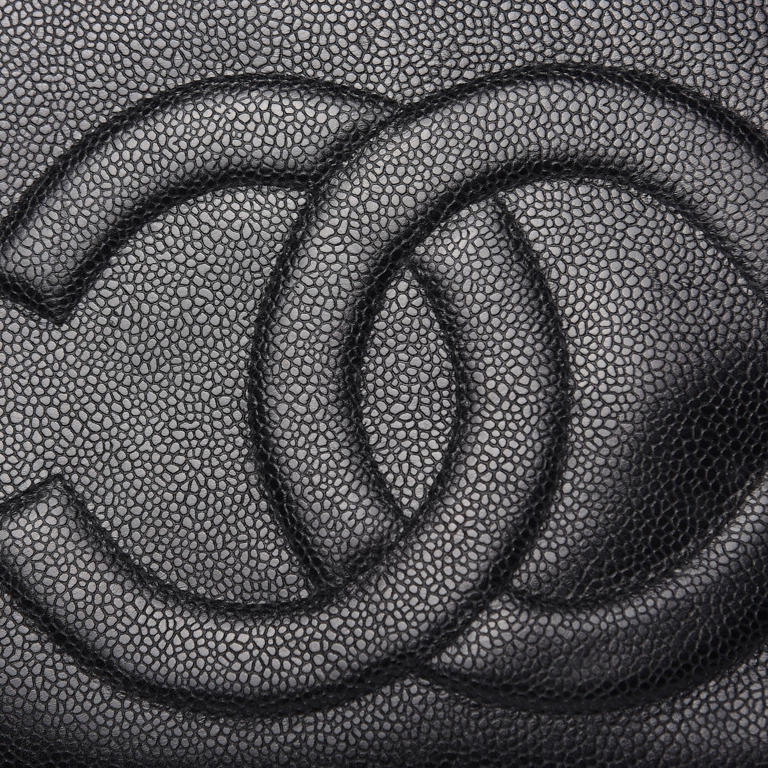 Chanel Caviar CC Shoulder Bag Black 9 of 11