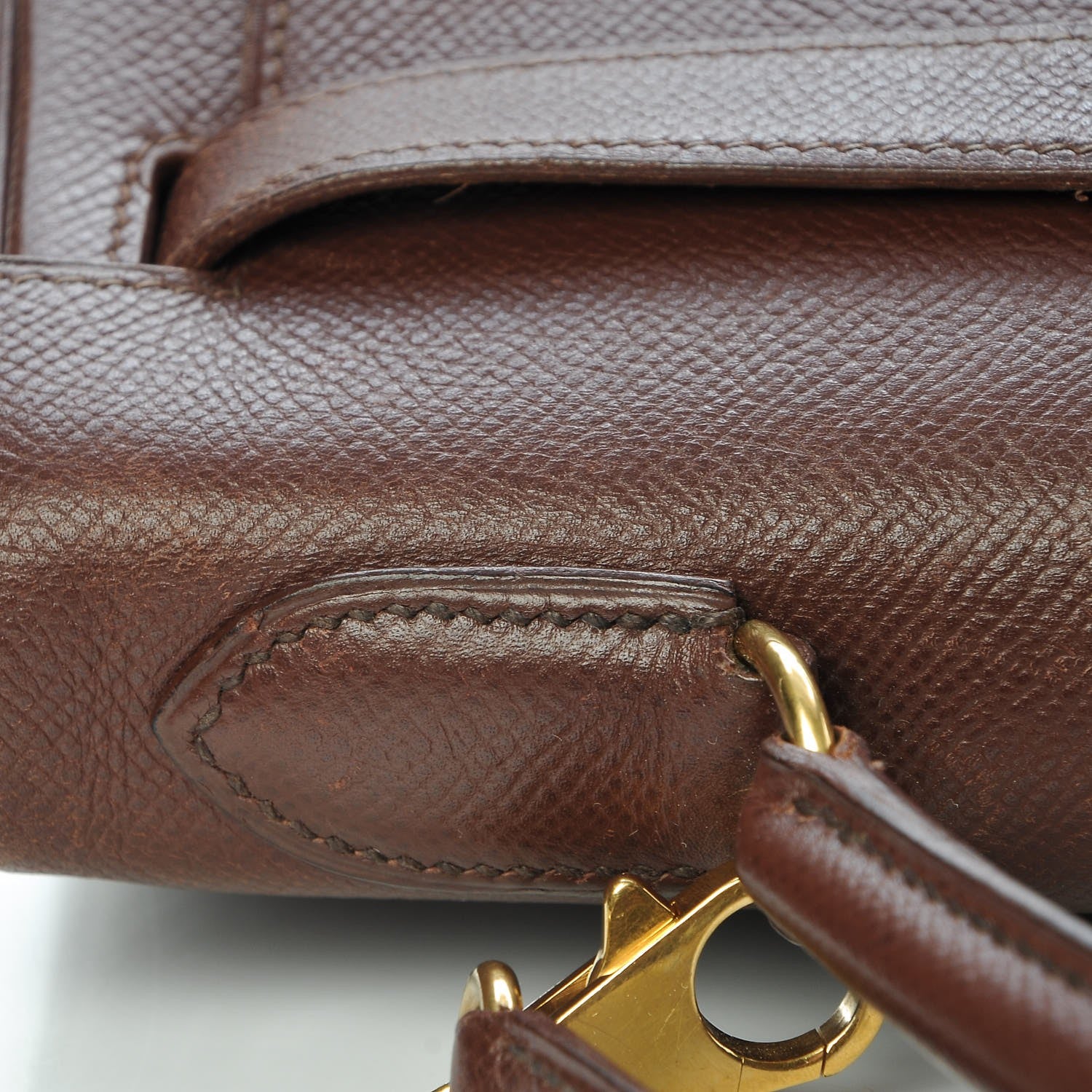 Hermes Courchevel Kelly Retourne 32 Chocolate 38 of 44