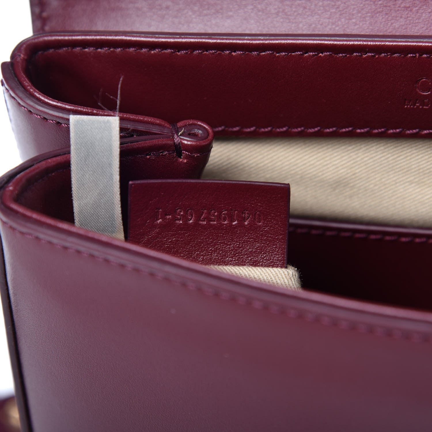 Chloe Calfskin Small C Double Carry Plum Purple 9 of 10
