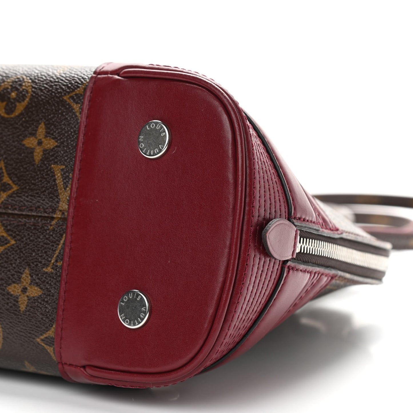Monogram Shine Alma PM Bordeaux