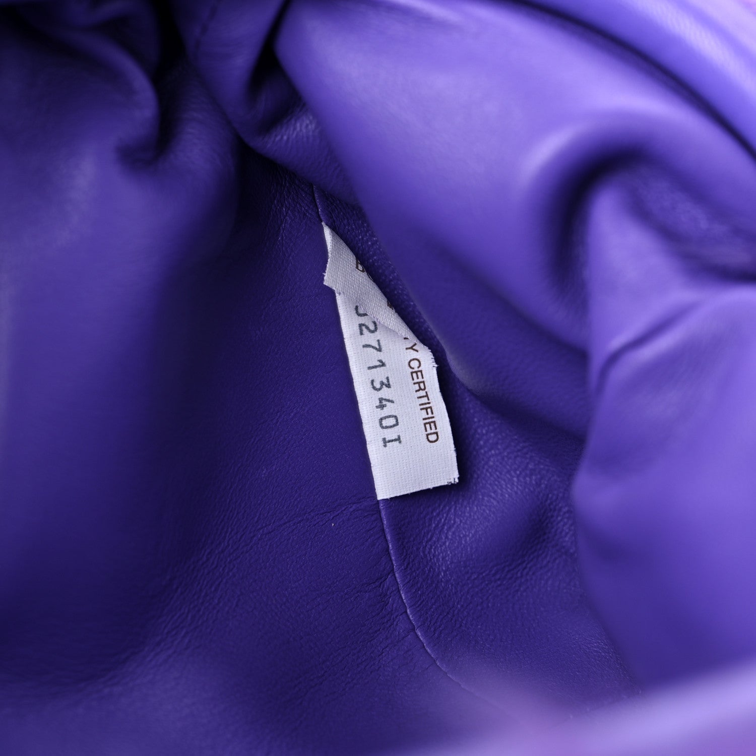 Bottega Veneta Shearling Lambskin Embellished The Mini Pouch Purple 7 of 9