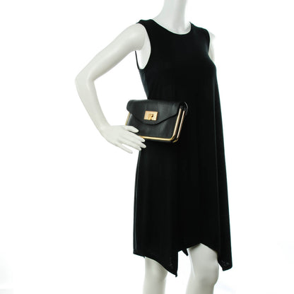 Chloe Grained Calfskin Sally Clutch Black 2 of 7