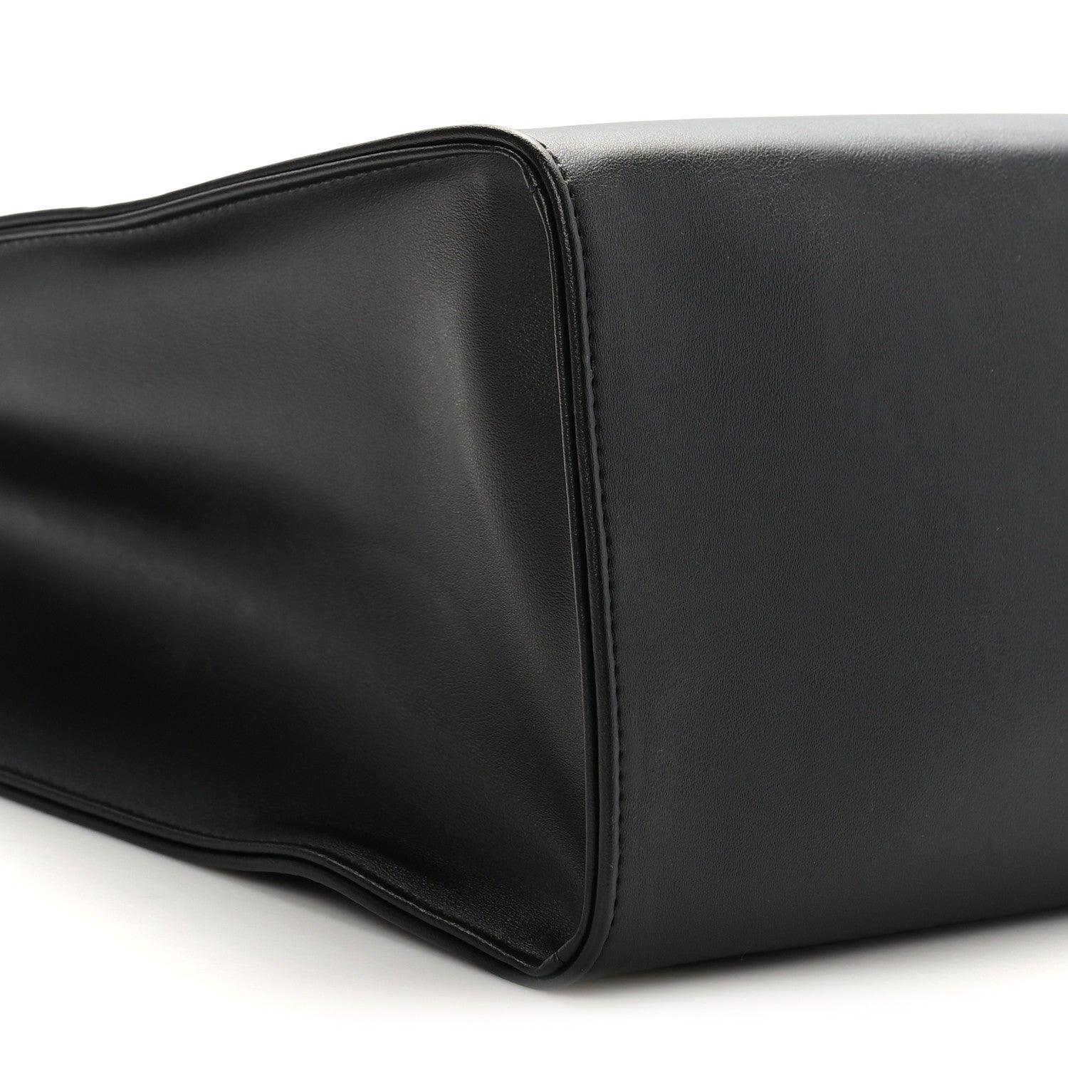 Telfar Vegan Leather Medium Shopping Bag Black 7 of 8