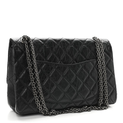 Chanel Aged Calfskin Quilted 2.55 Reissue 226 Flap Black 3 of 11