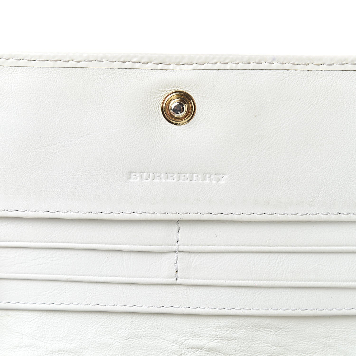 Burberry Haymarket Check Penrose Continental Wallet White 6 of 13